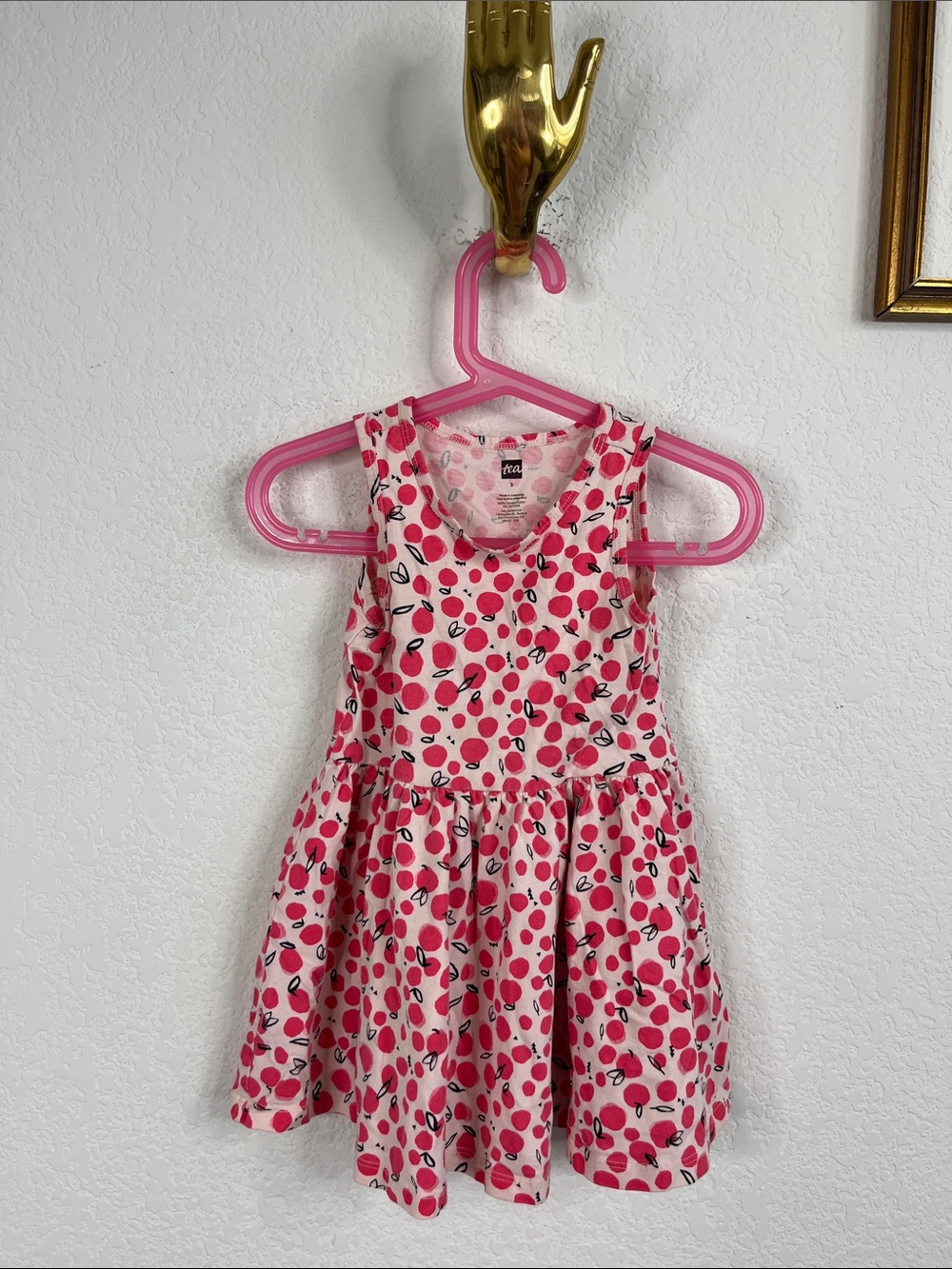 Tea Collection Cherries Sleeveless Tank Swing A Ling Cotton Dress